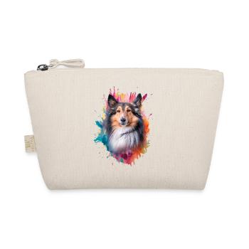 Shetland Schäferhund - Bio-Täschchen - Natur - Vorne