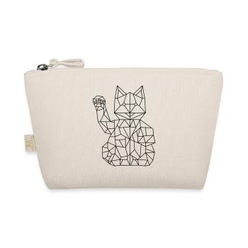 Chat de fortune Maneki-neko Polygone - Trousse biologique - nature - Devant