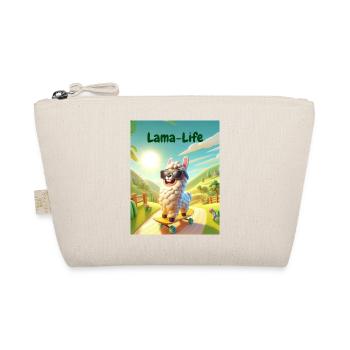 Lama Leben - Bio-Täschchen - Natur - Vorne