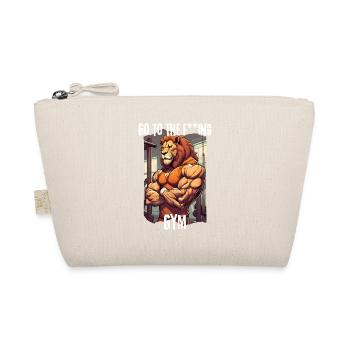 Strong as a lion - Organic Pouch - nature - Front