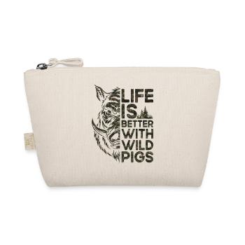 Hunting, game, hunt, nature, hunter, animal wildlife - Organic Pouch - nature - Front
