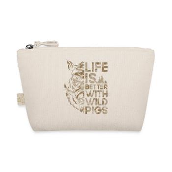 Hunting, game, hunt, nature, hunter, animal wildlife - Organic Pouch - nature - Front