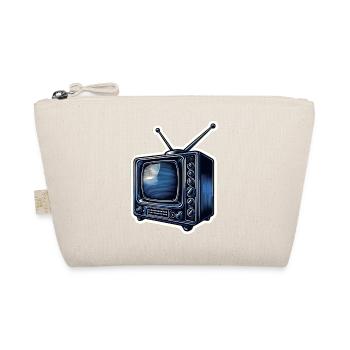 Blue retro television - Organic Pouch - nature - Front