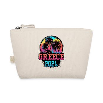 Greece 2024 Team Palm Trees Multicolored - Organic Pouch - nature - Front