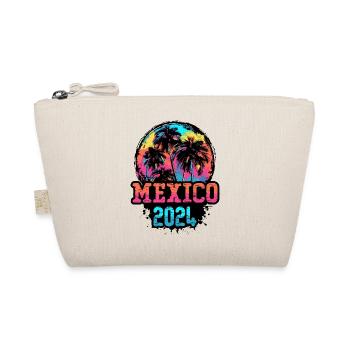 Mexiko 2024 Team Palmen Bunt - Bio-Täschchen - Natur - Vorne