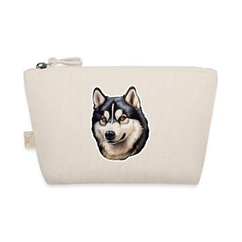 Tête de husky de Sibérie - Trousse biologique - nature - Devant