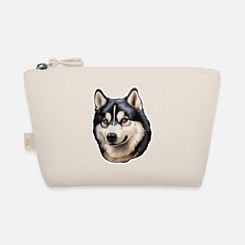 Tête de husky de Sibérie Trousse biologique