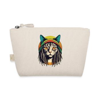 Coole Rasta-Katze - Bio-Täschchen - Natur - Vorne