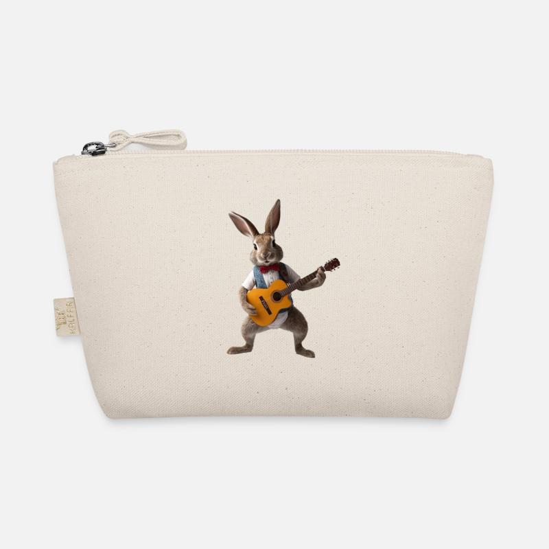 Rabbit Guitar - Organic Pouch - nature