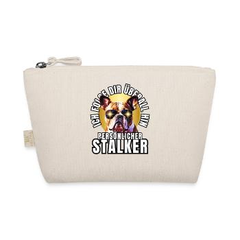 PERSONAL STALKER BULLDOG DOG DOGS - Organic Pouch - nature - Front