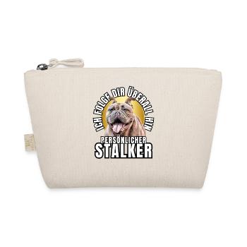 PERSONAL STALKER BULLDOG DOG DOGS - Organic Pouch - nature - Front