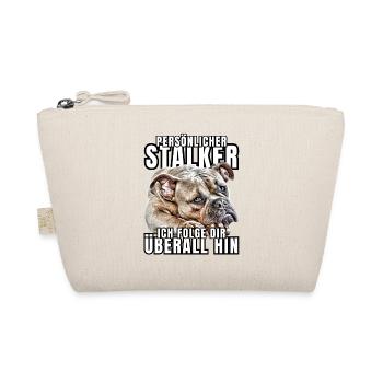 PERSONAL STALKER BULLDOG DOG DOGS - Organic Pouch - nature - Front