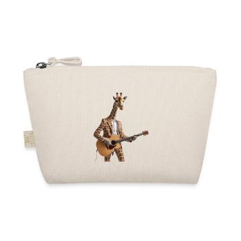 Giraffe Gitarre - Bio-Täschchen - Natur - Vorne