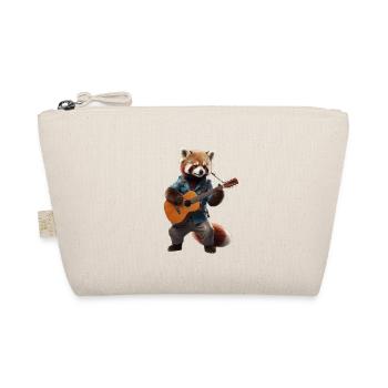 Red Panda Gitarre - Bio-Täschchen - Natur - Vorne