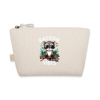 raton laveur avec lunettes de soleil - Trousse biologique - nature - Devant