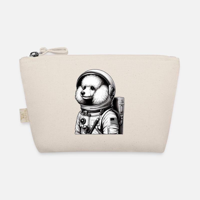 Poodle Astronaut in Space Awe Organic Pouch