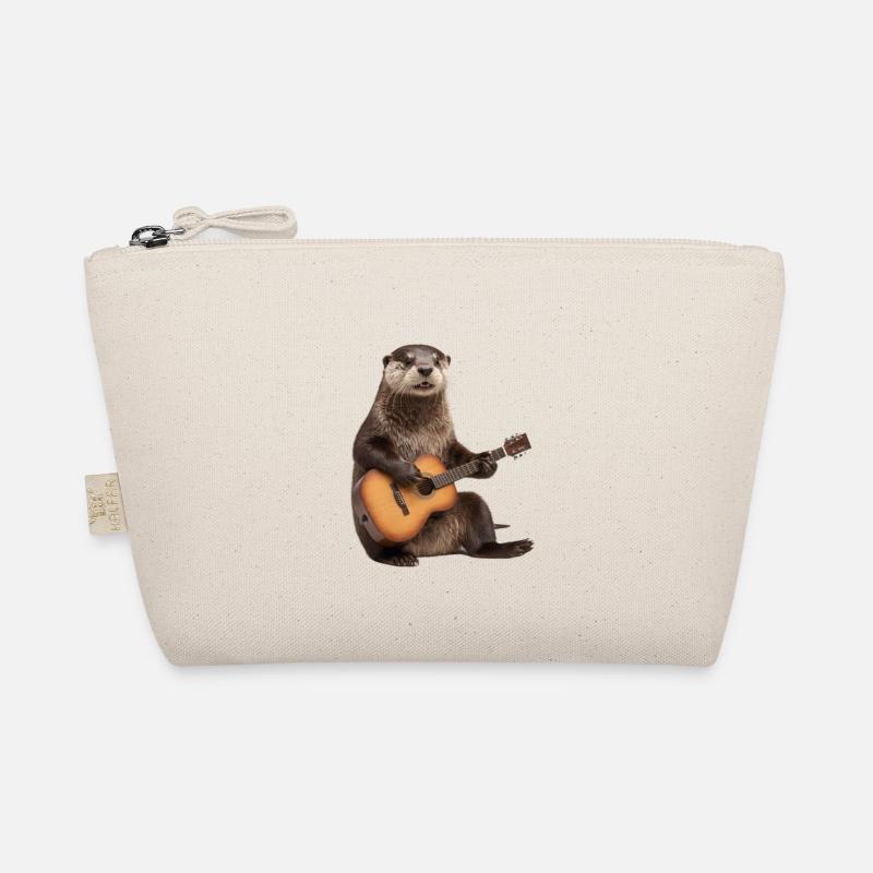Groundhog Guitar Otter - Organic Pouch - nature
