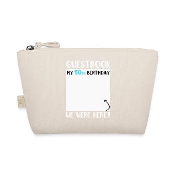 50th Birthday - Organic Pouch - nature - Front