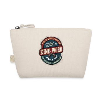 Guns and Kind Words - Organic Pouch - nature - Front