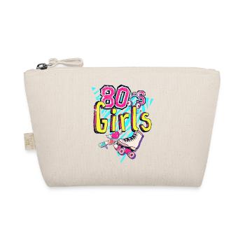 80s Girls Neon Roller Vibe - Organic Pouch - nature - Front