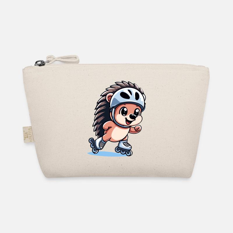 Speedy Hedgehog: Rollschuh-Champion Bio-Täschchen