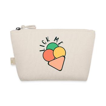 Ice cream- a Cute Logo - Organic Pouch - nature - Front