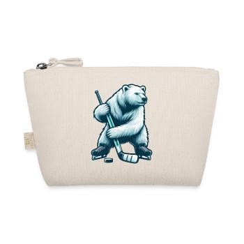 Ours polaire Ours polaire Hockey Sports de hockey sur glace - Trousse biologique - nature - Devant