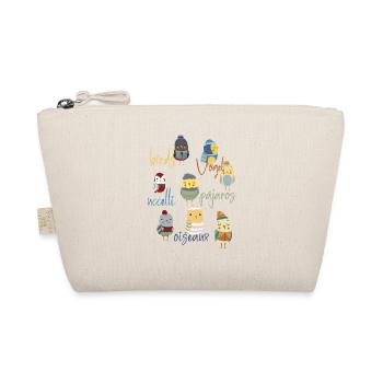 Children's Illustration of Birds in Cartoon - Organic Pouch - nature - Front