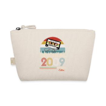 Elegantes Retro-Geschenk: Jahrgang 2009 - Bio-Täschchen - Natur - Vorne