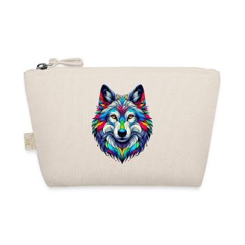 Wolf - Organic Pouch - nature - Front