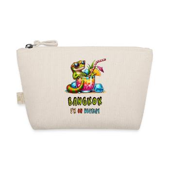 Gecko Bangkok Thailand Design - Organic Pouch - nature - Front