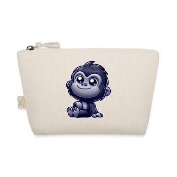 Singe mignon chimpanzé gorille paisible heureux - Trousse biologique - nature - Devant
