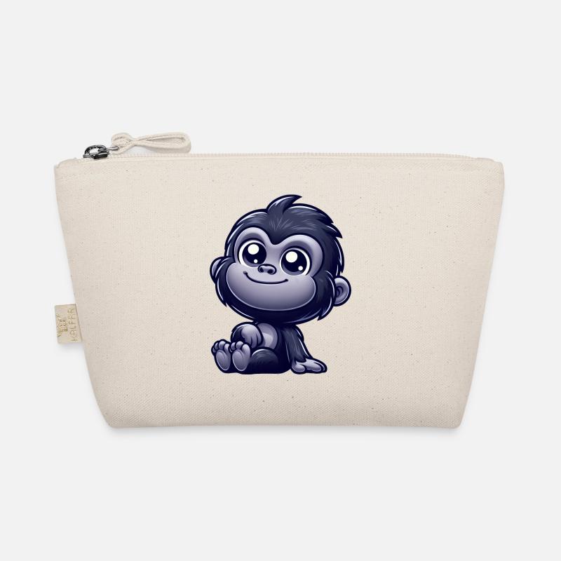 Singe mignon chimpanzé gorille paisible heureux Trousse biologique