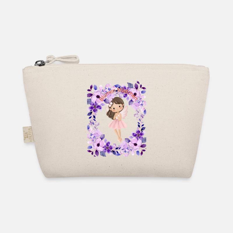 Blumen Mädchen Bio-Täschchen