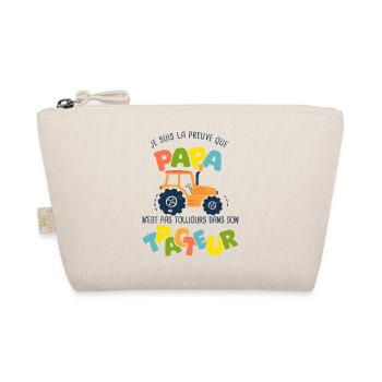 papa tracteur naissance bébé nourrisson - Trousse biologique - nature - Devant