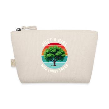 Just a girl who loves trees - Organic Pouch - nature - Front