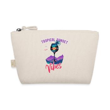 Tropical Sunset Vibes - Organic Pouch - nature - Front