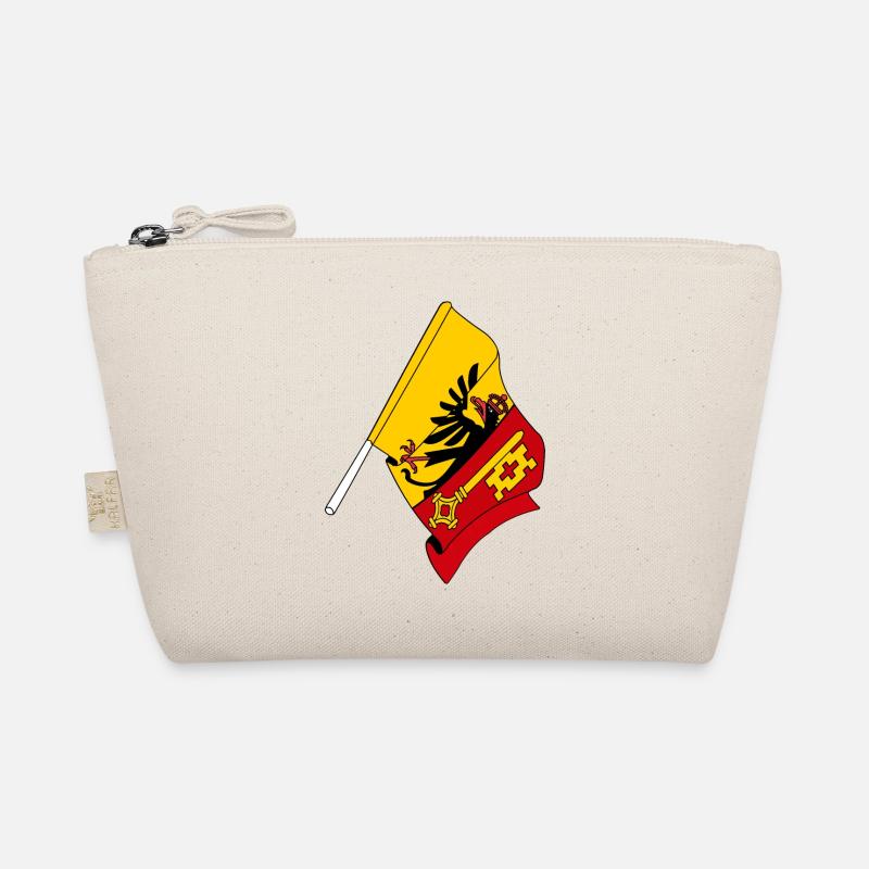 Flagge: Genf, Schweiz - Bio-Täschchen - Natur