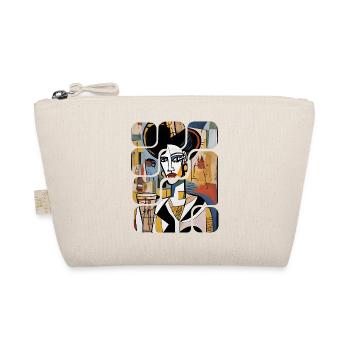 Modern Abstract Woman's Art - Organic Pouch - nature - Front