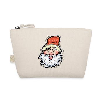 Weihnachtsmann - Bio-Täschchen - Natur - Vorne