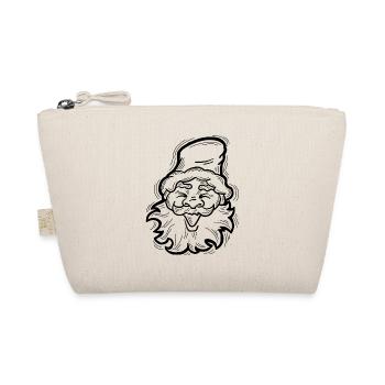 Weihnachtsmann - Bio-Täschchen - Natur - Vorne