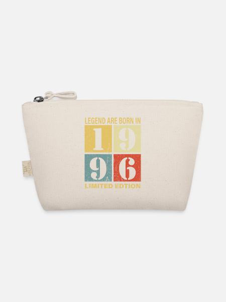 Original Calendar 1996 Vintage Birthday Rec - Organic Pouch - nature - Front