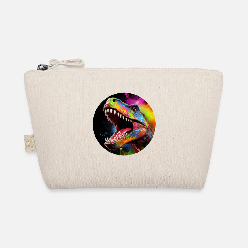T Rex colorful2 Bio-Täschchen