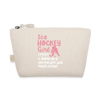 Eishockey Eishockeyspielerin - Bio-Täschchen - Natur - Vorne