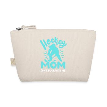 Hockey Mama Eishockeyspielerin - Bio-Täschchen - Natur - Vorne