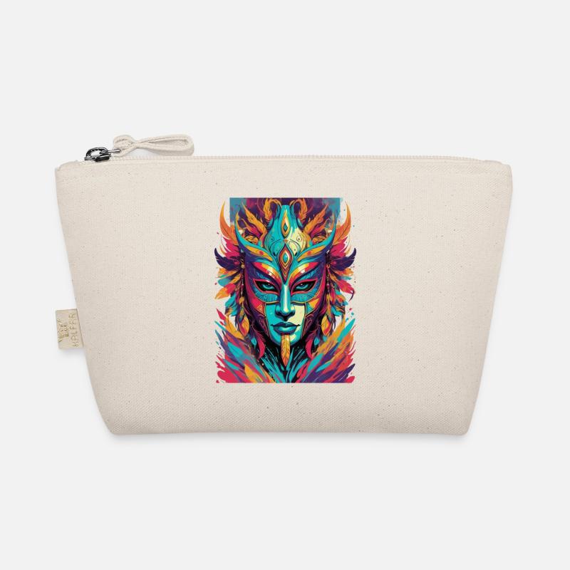 Mask in comic style Organic Pouch