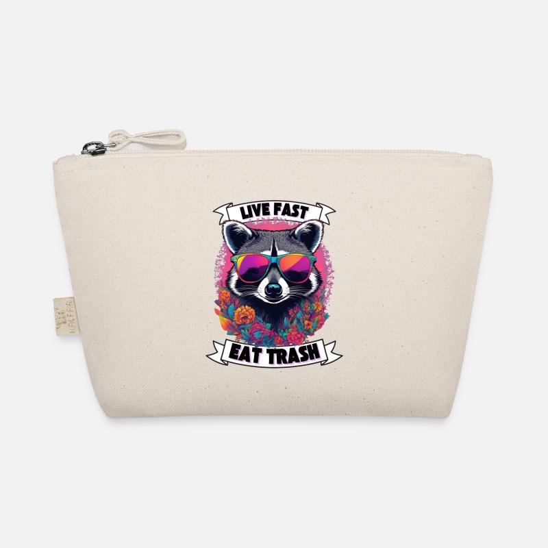 Raccoon Eat Trash Gift Idea Organic Pouch