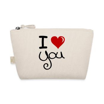 i love you 1 - Organic Pouch - nature - Front