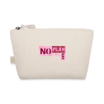 No Plan two day - Bio-Täschchen - Natur - Vorne