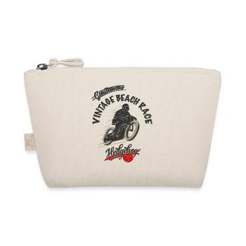 Vintage Beach Race Fahrer - Bio-Täschchen - Natur - Vorne